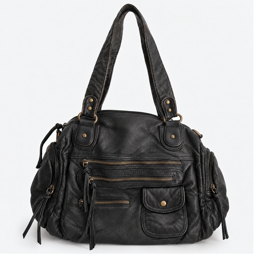 Drift Bag in black, full rounded shape alternate